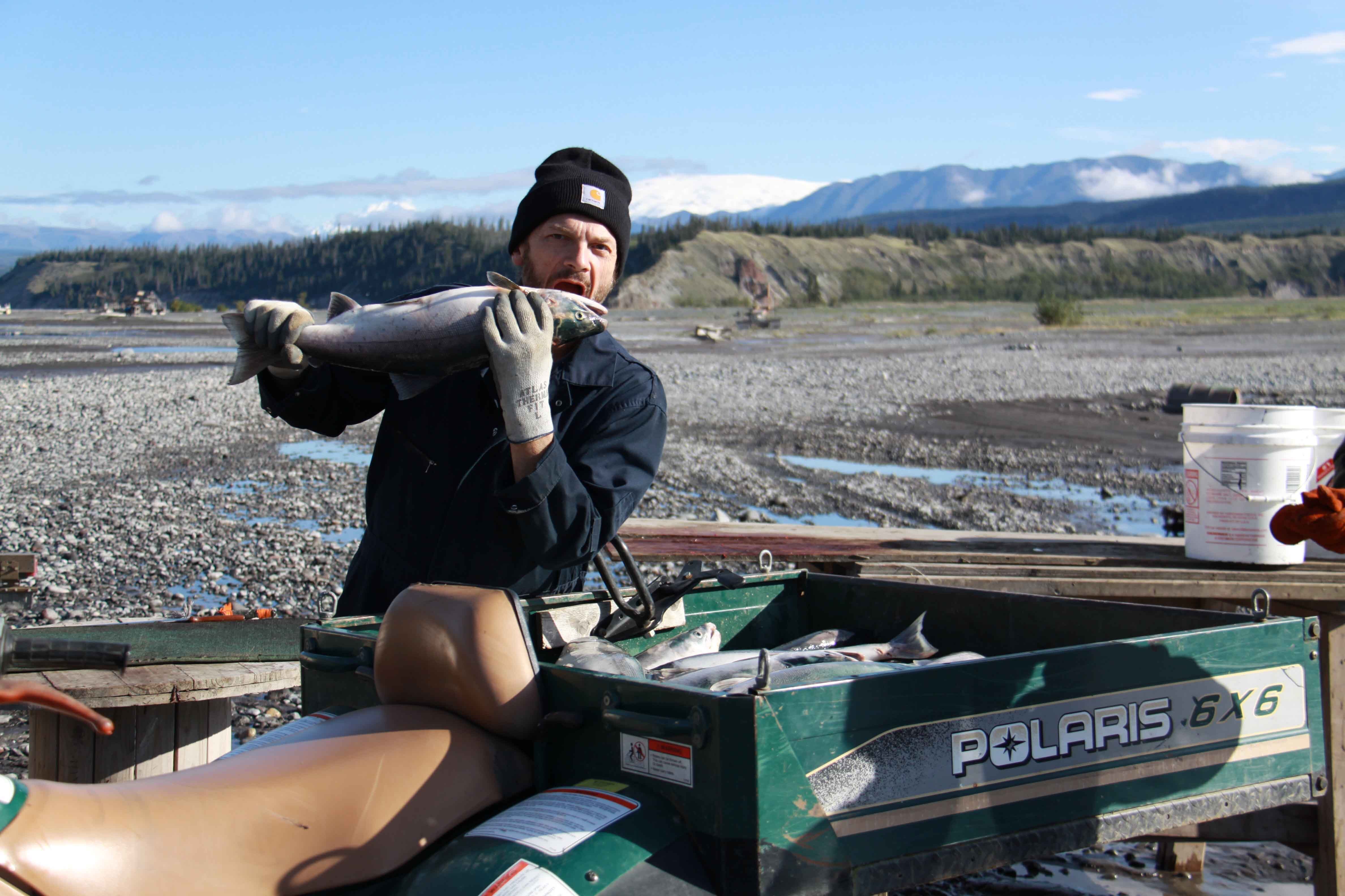 The real-life salmon encounter that inspired MOMENT No. 001 in Wrangell&ndash;St. Elias, Alaska.