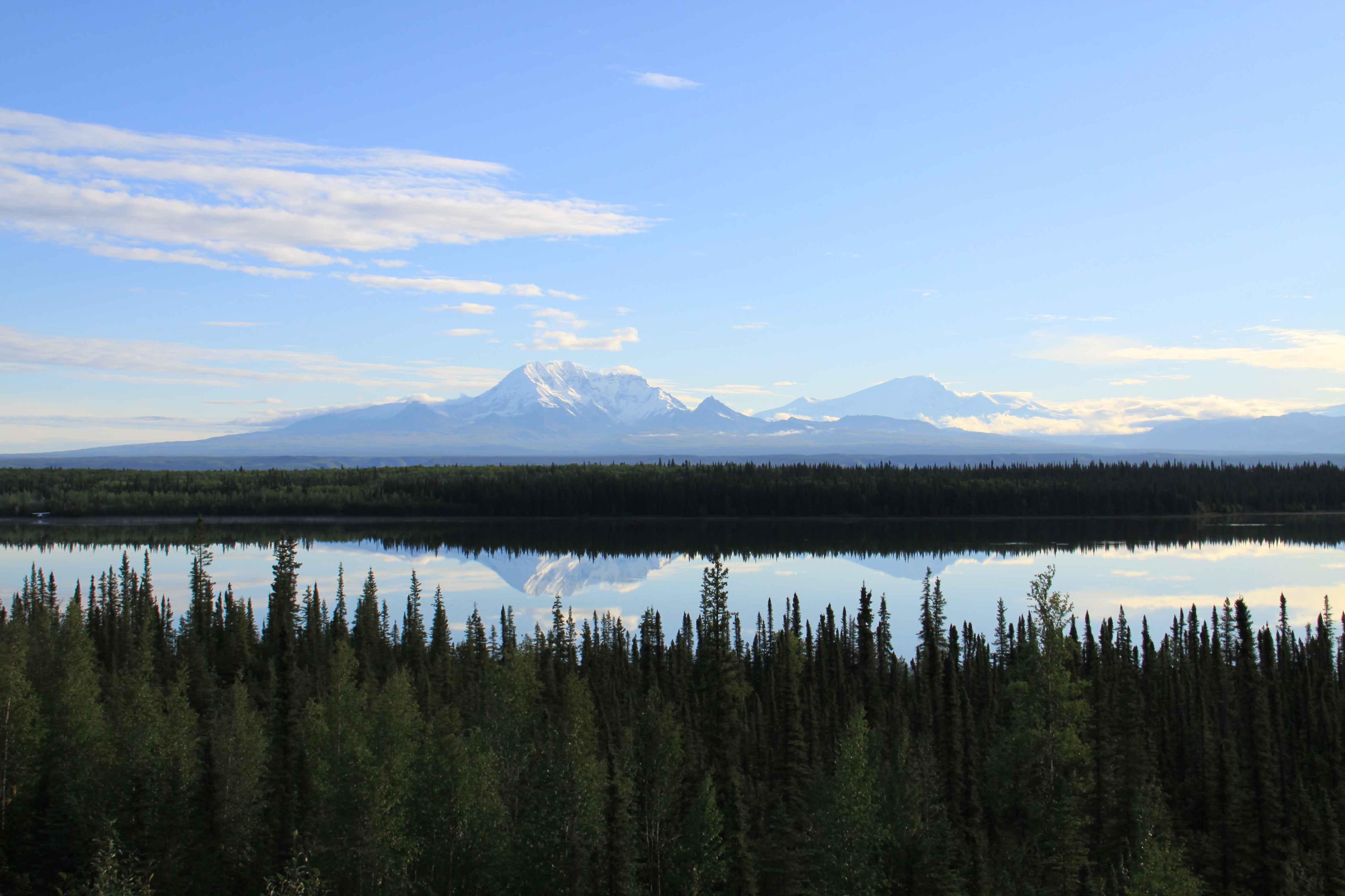 The Alaskan river landscape nearly ten years later, after the changing watercourse reshaped the place we remembered.